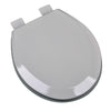 Picture of Molded Round Wood Toilet Seat - Silver