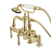 Nelley Deck-Mount Tub Faucet with Hand Shower