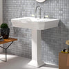 Ola Vitreous China Pedestal Sink