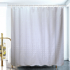 Picture of Polyester Grid Shower Curtain - White