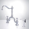 Picture of Randers Bridge Kitchen Faucet with Brass Sprayer