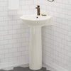 Santee Vitreous China Corner Pedestal Sink