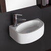 Picture of Saxon Vitreous China Wall-Mount Bathroom Sink - Left Side Faucet Drilling