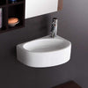 Saxon Vitreous China Wall-Mount Bathroom Sink - Right Side Faucet Drilling