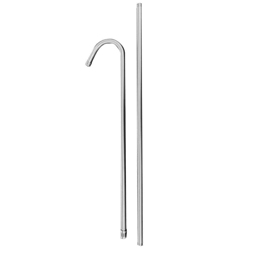 Decor Plumbing 62 Shower Riser Rod, Polished Brass 