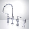 Picture of Sindal Bridge Kitchen Faucet with Brass Sprayer