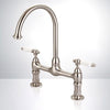 Struer Bridge Kitchen Faucet - Brushed Nickel