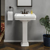 Tifton 100 Vitreous China Pedestal Sink