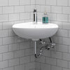 Timberon Corner Vitreous China Wall-Mount Sink