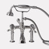 Picture of Traditional Deck-Mount Tub Faucet with Metal Hand Shower