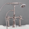 Picture of Traditional Deck-Mount Tub Faucet with Metal Hand Shower