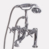 Picture of Traditional Deck-Mount Tub Faucet with Metal Hand Shower