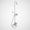 Picture of Traditional Deck-Mount Tub Faucet with Riser and Shower Head