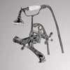 Traditional Wall-Mount Tub Faucet with Hand Shower