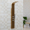 Truro Thermostatic Stainless Steel Shower Panel with Hand Shower - Brushed Bronze Finish