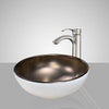 Picture of Valier Vitreous China Decorated Vessel Sink - Burnished Bronze Interior