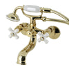 Varesgortz Wall-Mount Tub Faucet with Hand Shower