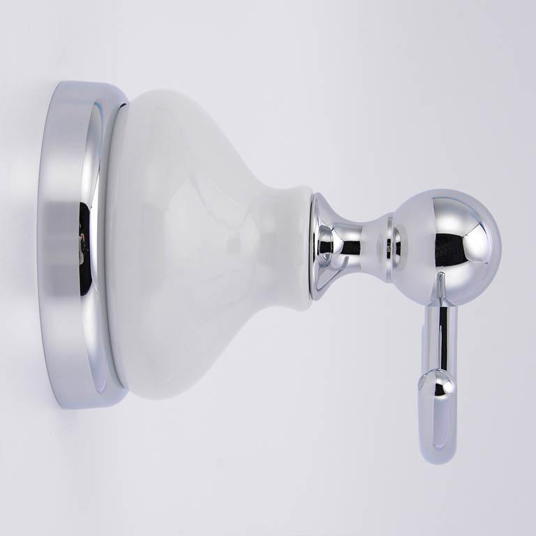 Montana Collection - Double Robe Hook in Chrome by Valsan - M6723CR