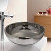 Picture of Virgelle Vitreous China Vessel Sink - Polished Silver