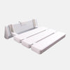 Picture of Yeso Wall-Mount White Folding Shower Seat