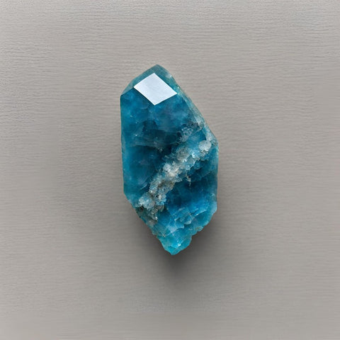 Blue Apatite crystal