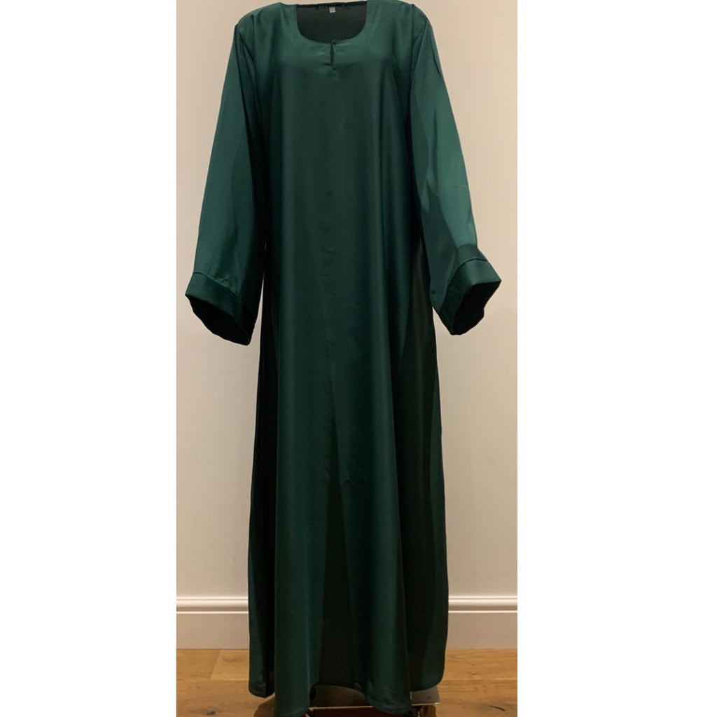 emerald green abaya