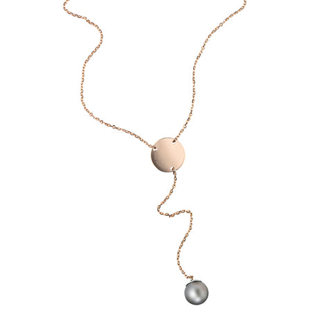 ALESSANDRA DONA GOLD AND PEARL NECKLACE