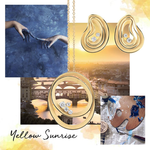 Yellow Sunrise Gold and Diamond Jewelry by Annamaria Cammilli