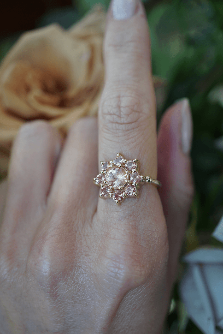 Large Sunflower Ring