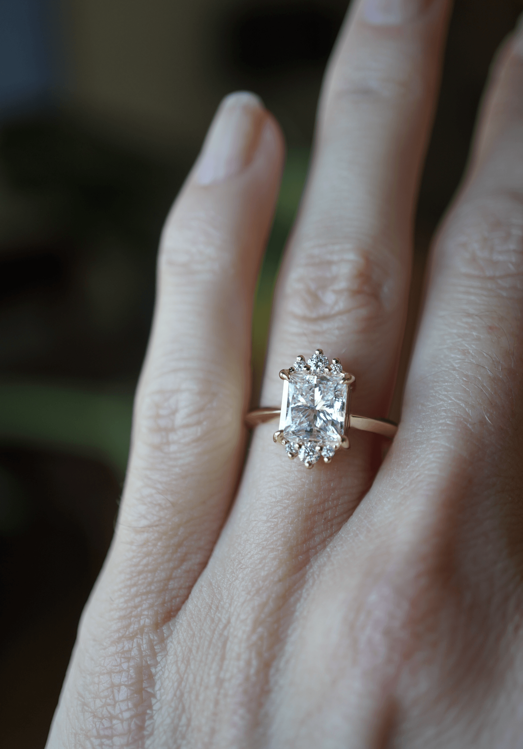 Princess Cut Diamond Engagement Ring 