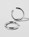 Jennifer Fisher - 1.5'' Kevin Mini Hoops - Silver