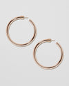 Jennifer Fisher - 1.5'' Lilly Baby Hoops - Rose Gold