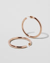 Jennifer Fisher - 1.5'' Lilly Baby Hoops - Rose Gold