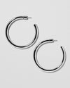 Jennifer Fisher - 1.5'' Michelle Baby Hoop - Silver