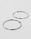 Jennifer Fisher - 1.5'' Thread Baby Hoops - Silver