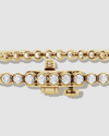 Close up image of diamond anklet clasp