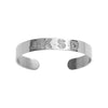  Jennifer Fisher - Burnish Cuff with 4 Diamond Letters - White Gold