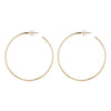 Jennifer Fisher - 2'' Skinny Hollow Hoops - Yellow Gold