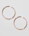 Jennifer Fisher - 2.5'' Lilly Hoops - Rose Gold