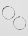 Jennifer Fisher - 2.5'' Lilly Hoops - Silver