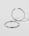 Jennifer Fisher - 2.5'' Lilly Hoops - Silver