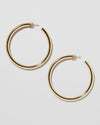 Jennifer Fisher - 2'' Fine Michelle Hoops - Yellow Gold