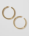 Jennifer Fisher - Fine 2'' Samira Hoops - Yellow Gold