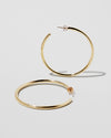 Jennifer Fisher - 2'' Fine Walk Hoops - Yellow Gold