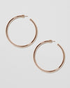 Jennifer Fisher - 2'' Lilly Hoops - Rose Gold