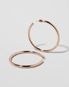 Jennifer Fisher - 2'' Lilly Hoops - Rose Gold