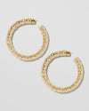 Jennifer Fisher - 2'' Maeve Hoops - Yellow Gold