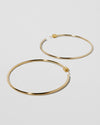 Jennifer Fisher - 2'' Thread Baby Hoops - Yellow Gold