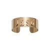 Jennifer Fisher - Custom Fisher Cuff with Gothic Letters - Yellow Gold