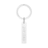 Family Skinny Dog Tag Key Ring